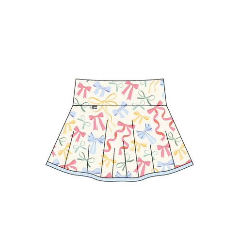 6.5 GLK0104 Baby Girls Colorful Bows Plaid Skirts Preorder