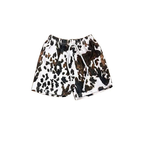 4.1 SS0510 Baby Boys Cow Print Shorts Bottoms Preorder