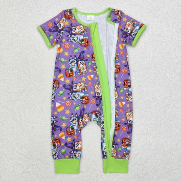 3.13 SR1803 RTS baby girl clothes cartoom short sleeve girl summer romper-bamboo