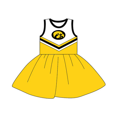 5.2 Baby Girls Team Sleeveless 2 A-Line Dresses Preorder(moq 3)
