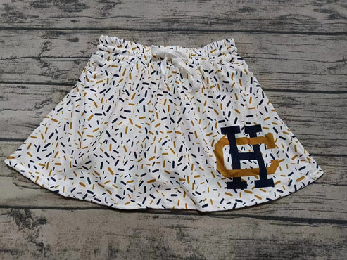 5.2  Baby Girls CH Team Skort Bottoms Preorder(moq 3)