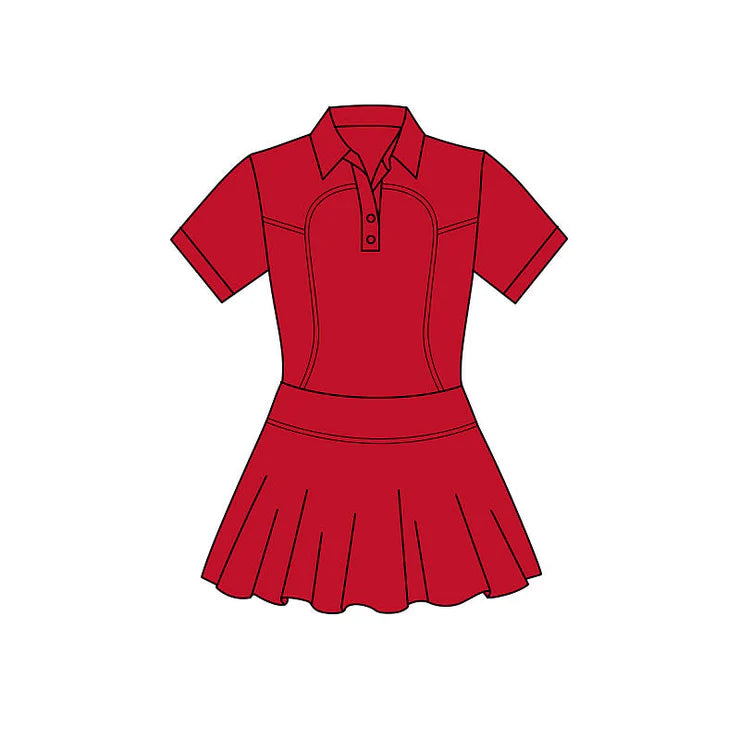 11.24 MOQ：5pcs GSD3167 pre-order toddler clothes red girl yoga summer dress
