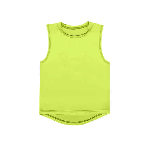 4.17 GT0998 Baby Girls Aqua Sleeveless Yoga Active Tee Shirts Vest Preorder