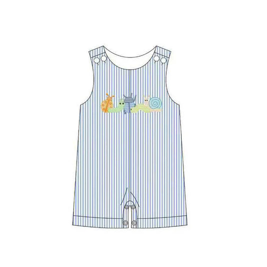 12.1 MOQ:5pcs SR3666 pre-order baby boy clothes snails boy summer bubble