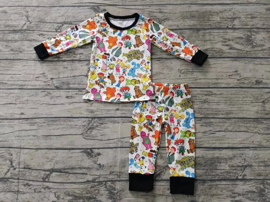 6.28 CUSTOM ORDER MOQ 3PCS EACH DESIGN BABY BOY CLOTHES CARTOON BOY WINTER PAJAMAS SET 1