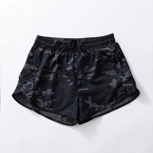 3.23  SS0479 Baby Girls Black Camo Yoga Shorts Bottoms Preorder