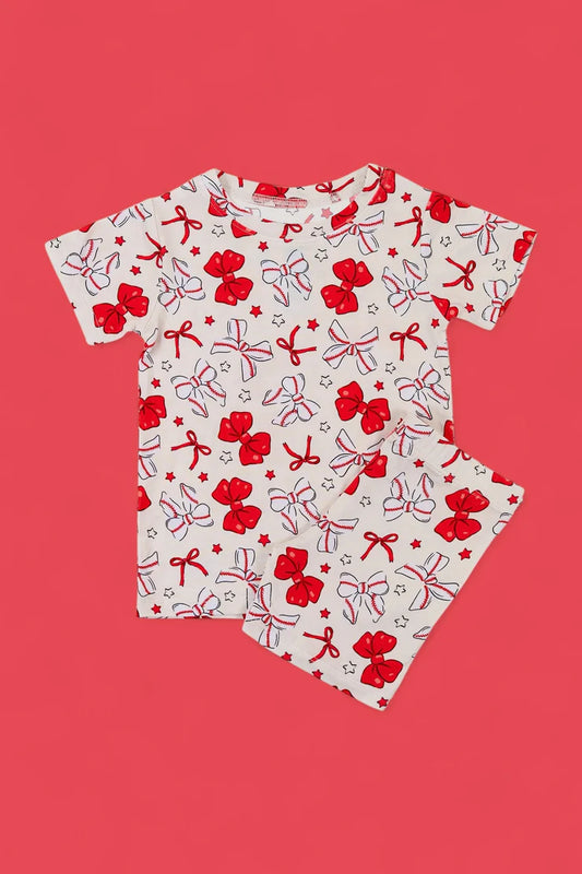 11.10 MOQ：5pcs GSSO2847 pre-order baby girl clothes bows toddler girl summer outfit