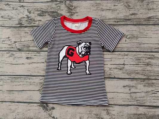 12.17 Custom order MOQ:3pcs each design baby boy clothes state boy summer tshirt top 502