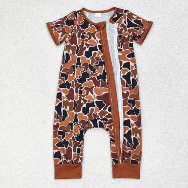 3.12 SR1895 RTS baby boy clothes camouflage toddler boy summer romper-bamboo