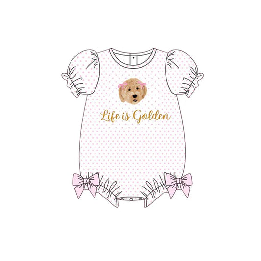 12.11 MOQ:5pcs SR3779 pre-order baby girl clothes pubby print toddler girl summer bubble