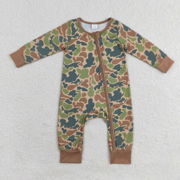 3.13 LR1203 RTS baby boy clothes camouflage boy winter romper Bamboo