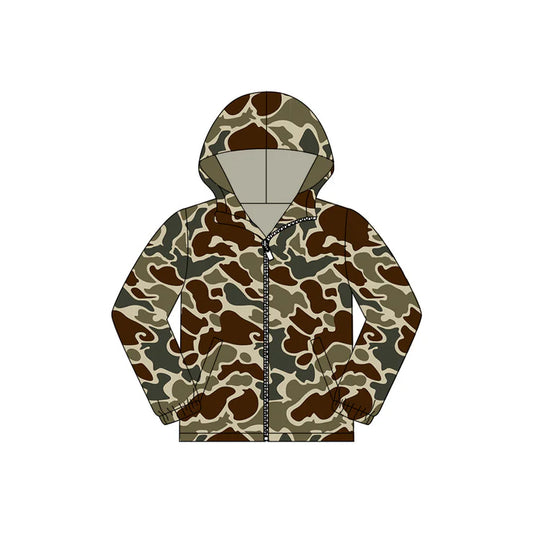 11.10 MOQ：5pcs BT1529 pre-order toddler boy clothes camo boy winter top shirt