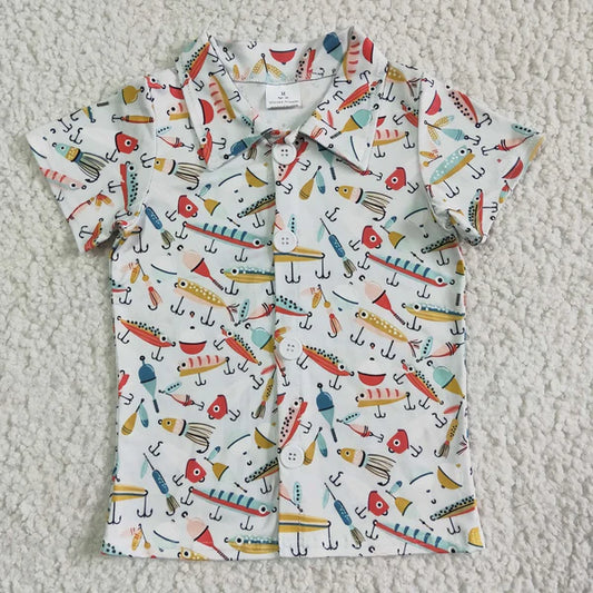 BT0013 Boys Fish Shirt