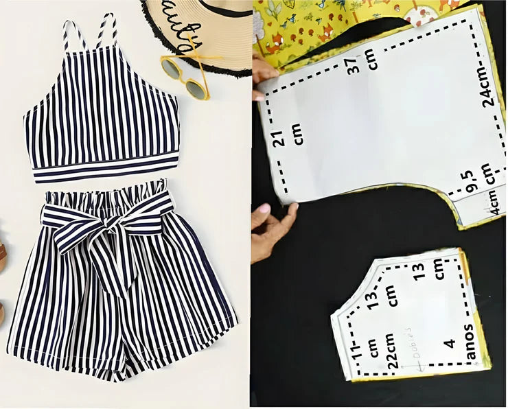 11.15 MOQ：5pcs GSSO2854 pre-order baby girl clothes black stripes print toddler girl summer outfit