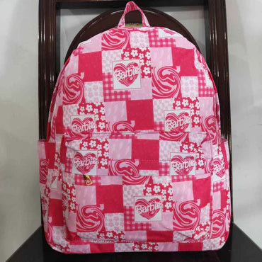 3.11  BA0114 toddler backpack pink flower girl gift back to school preschool bag