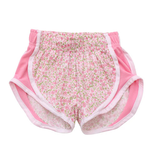 4.9 SS0523 Baby Girls Pink Floral Strawberry Shorts Bottoms Preorder