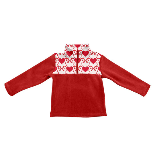 12.2 MOQ：5pcs GT1505 pre-order baby girl clothes heart girl Valentine's Day top