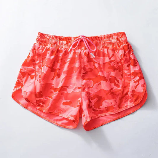 3.27  SS0477 Baby Girls Orange Camo Yoga Shorts Bottoms Preorder