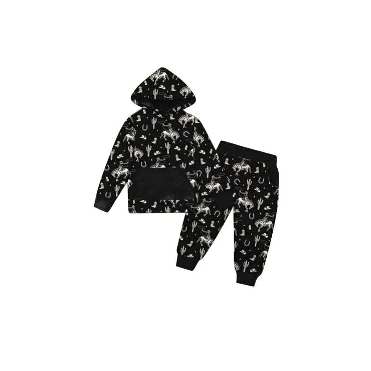 11.18 MOQ：5pcs BLP1392 pre-order toddler boy clothes howdy boy winter outfit