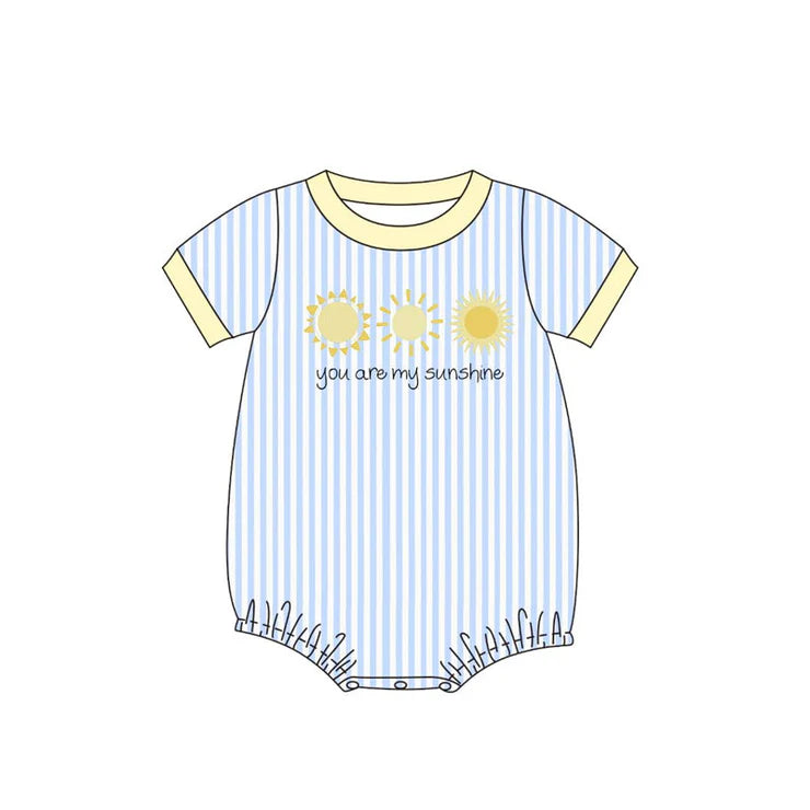 11.29 MOQ:5pcs SR3668 pre-order baby boy clothes sunshine boy summer bubble