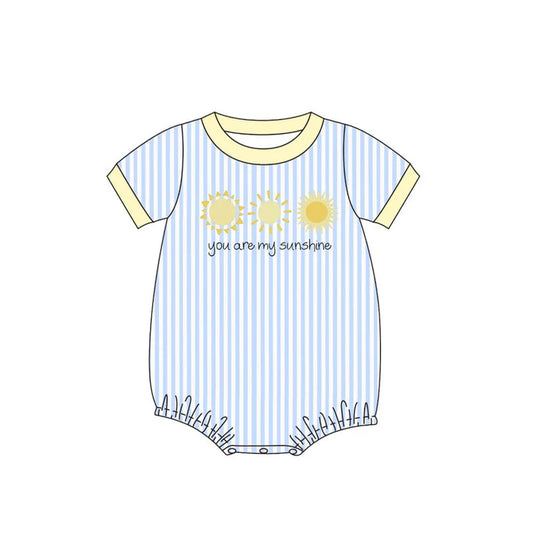 11.29 MOQ:5pcs SR3668 pre-order baby boy clothes sunshine boy summer bubble