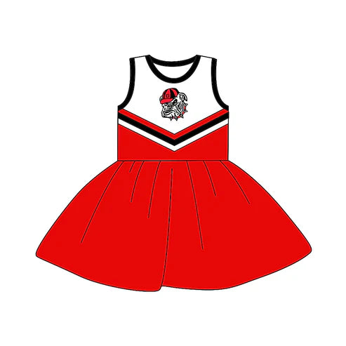 5.2 Baby Girls Team Sleeveless 15 A-Line DressesPreorder(moq 3)