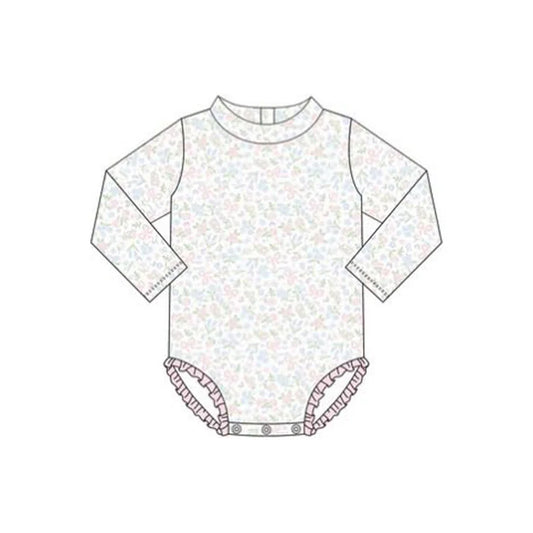 12.5 MOQ:5pcs S0654 pre-order baby girl clothes flower girl summer swimsuit beach wear