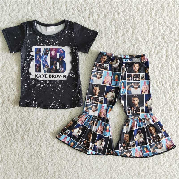 5.22 B7-14 KB male singer short-sleeved trouser suit