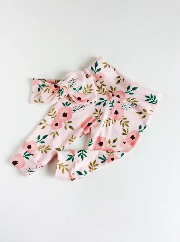 11.28 MOQ：5pcs P1003 pre-order baby girl clothes flower girl winter pant