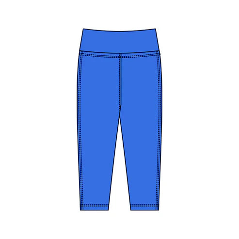 10.24  P0927 Baby Girls Hot Blue Yoga Leggings Pants Bottom Preorder