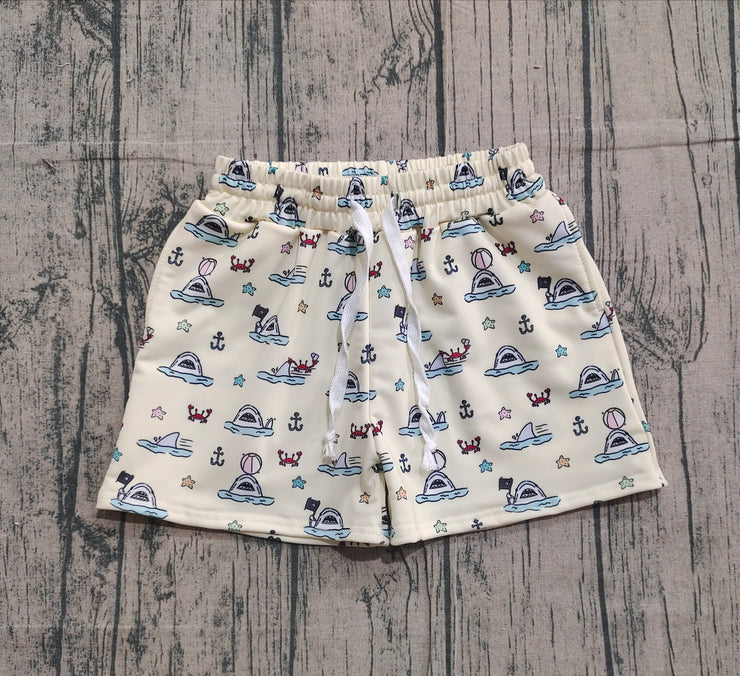 11.11 S0584 pre-order toddler boy cloths crab boy summer swim shorts real pic
