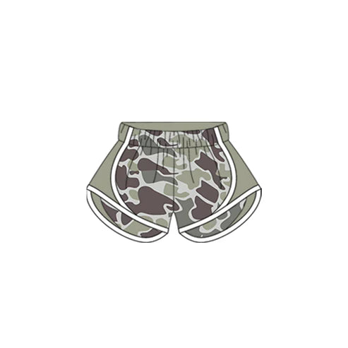 4.10 SS0530 Baby Girls Gray Camo Shorts Bottoms Preorder