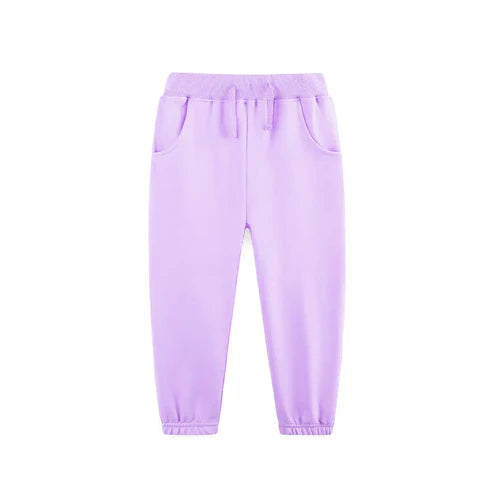 9.30 P0881 Baby Girls Lavender Pockets Leggings Pants With Belt Preorder