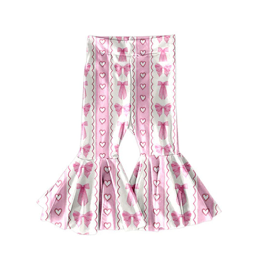 12.6 MOQ:5pcs P1006 pre-order baby girl clothes bows girl Valentine winter pant