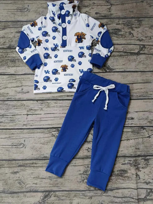 5.7 Baby Boys Team UK Tigher Pullover Top Pants Clothing Sets preorder(moq 3)