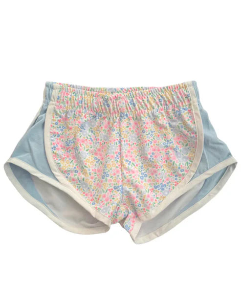 4.9 SS0522 Baby Girls Blue Floral Strawberry Shorts Bottoms Preorder
