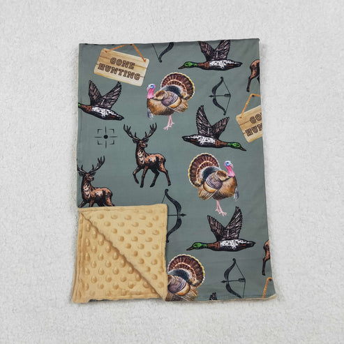 10.18 BL0151 Baby Toddler Children Hunting Deer Ducks Blanket