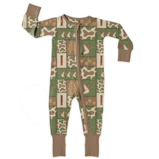 12.6 MOQ:5pcs LR2949 pre-order baby boy clothes mallard toddler boy winter romper