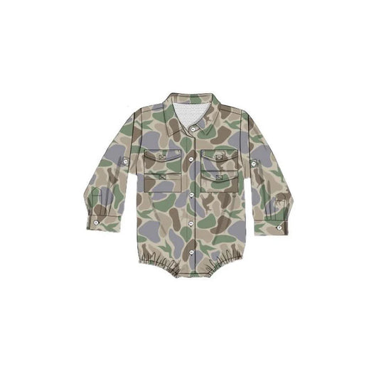 11.10 MOQ:5pcs LR2887 pre-order baby boy clothes camo boy winter bubble