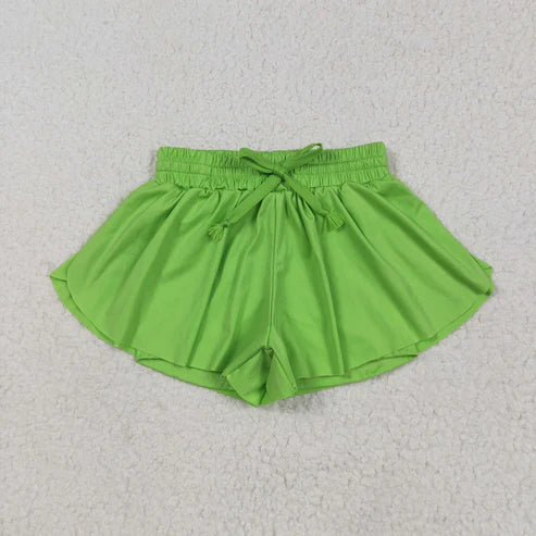 6.2 SS0548 Baby Girls Green Skort Shorts Bottoms