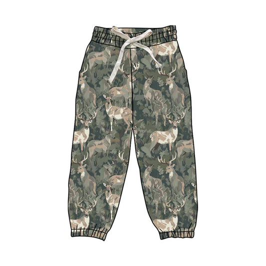 8.28 P0831 Adult Women Olive Deer Camo Yoga Jogger Bottom Preorder