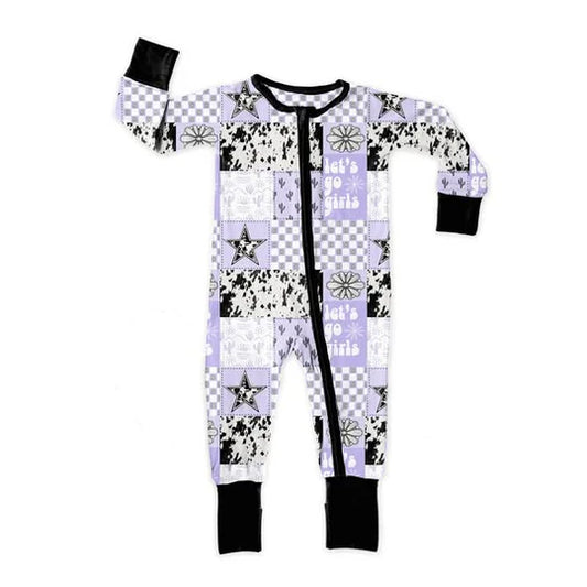 12.12 MOQ:5pcs LR2989 pre-order baby boy clothes milk cow print toddler boy winter romper