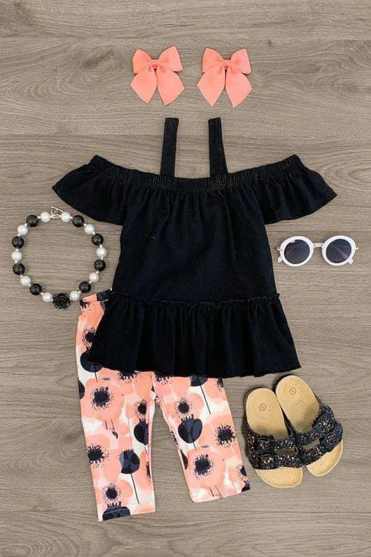 12.18 Custom order MOQ 3pcs each design tddler girl clothes girl fall spring outfit