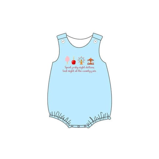 4.18 SR3056 Baby Boys Sleeveless Park Rompers Preorder