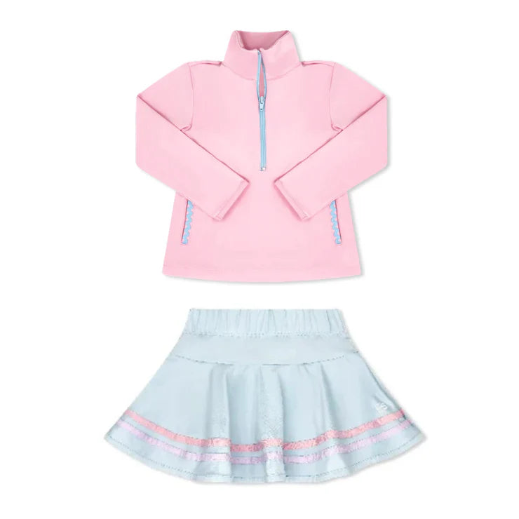 11.15 MOQ:5pcs GLD1504 pre-order toddler girl clothes pink print girl Valentine yoga dress