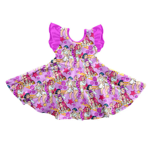 12.1 MOQ:5pcs GSD3273 pre-order toddler girl clothes kpop girl summer twirl dress