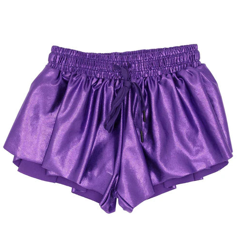 10.27  SS0686 Baby Girls Purple Ruffle Shorts Bottoms Preorder