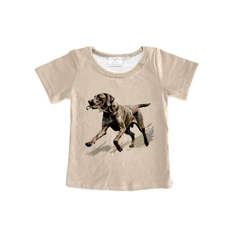 6.3 BT0993 Baby Boys Dog Hunting Short Sleeve Tee Shirts Tops preorder