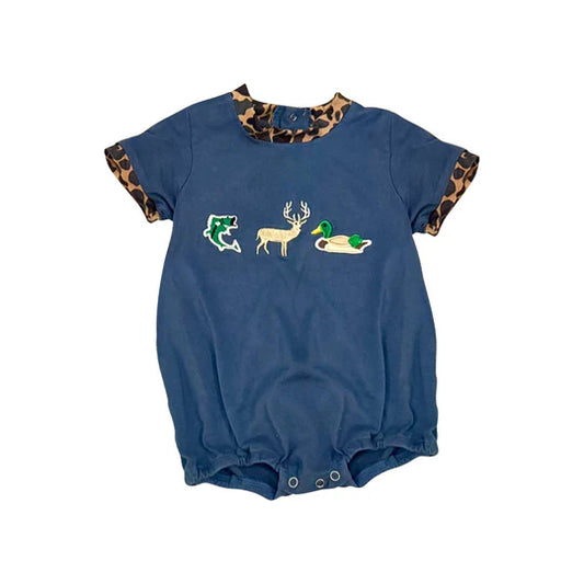 12.9 MOQ:5pcs SR3716 pre-order baby boy clothes mallard print boy summer bubble