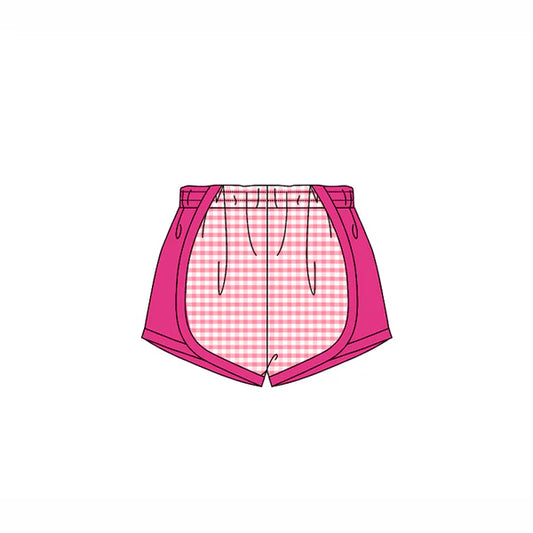 3.27 SS0497 Baby Girls Hot Pink Plaid Shorts Bottoms Preorder